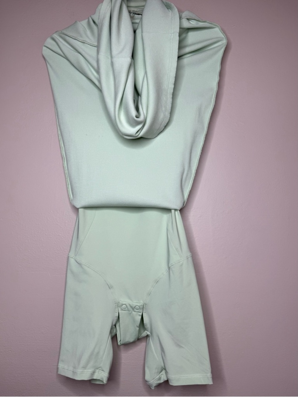 Zyia Active Sleeveless Mint Green Slip Dress With Bodysuit Size Medium - Picture 5 of 13